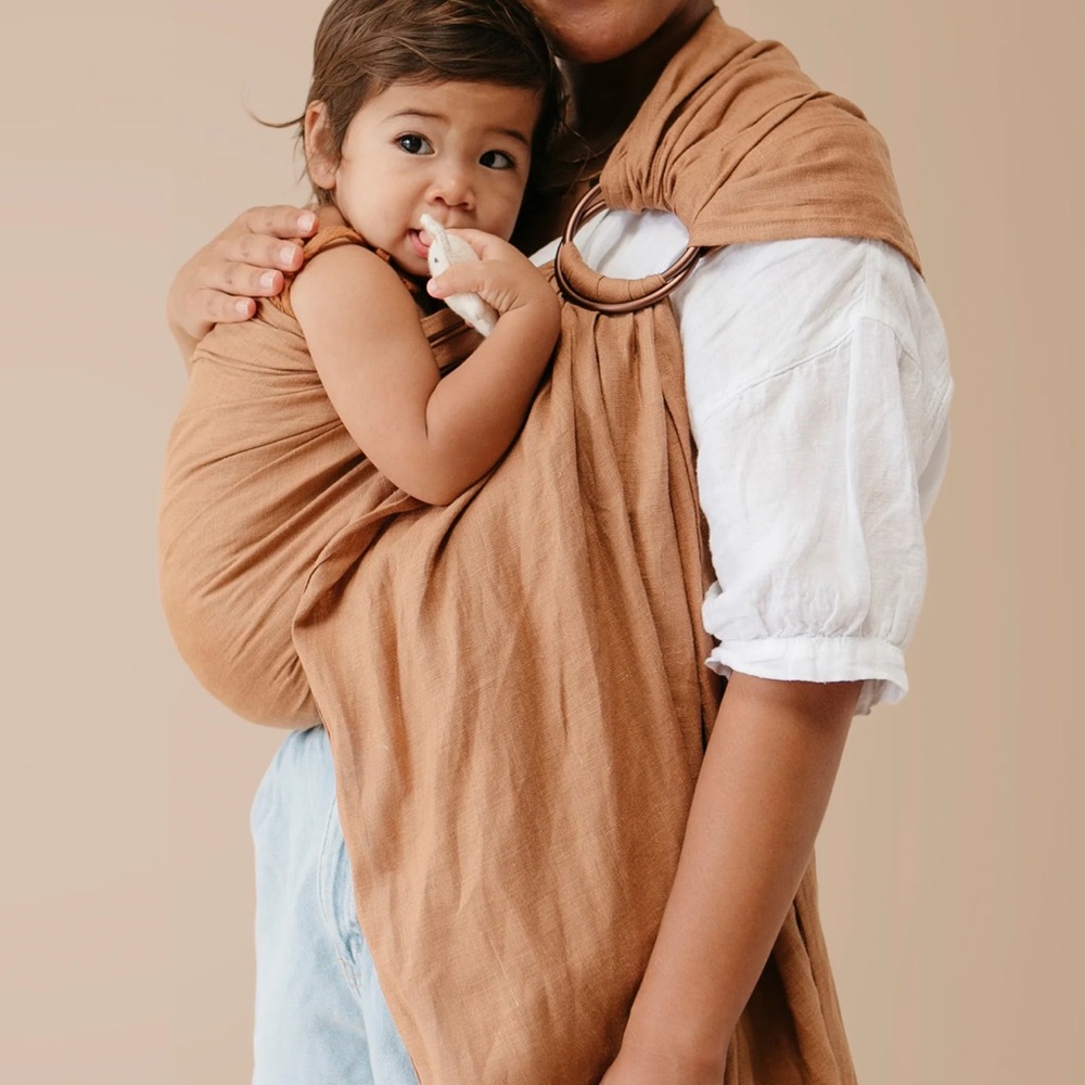 Wildbird Linen Sling carrier. Color- Willow
